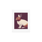 Lapin Catcheur (Rabbit Wrestler) Art Print Gallery Image 1