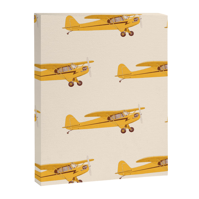 Little Yellow Plane Canvas Print Gallery Image 1