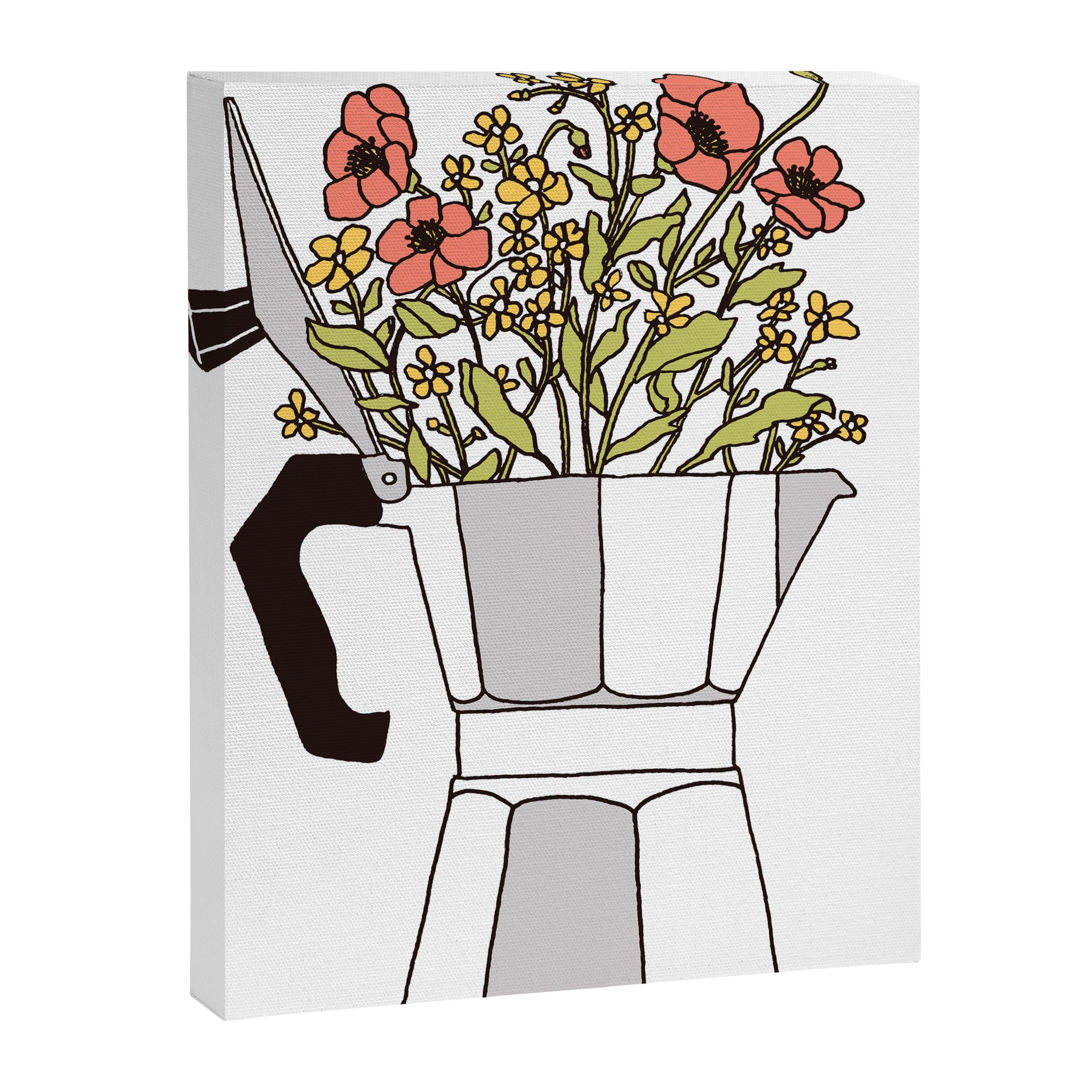 Moka Flowers Canvas Print Gallery Image 6