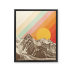 Mountainscape 1 Framed Canvas Print Gallery Image 6
