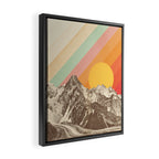 Mountainscape 1 Framed Canvas Print Gallery Image 2