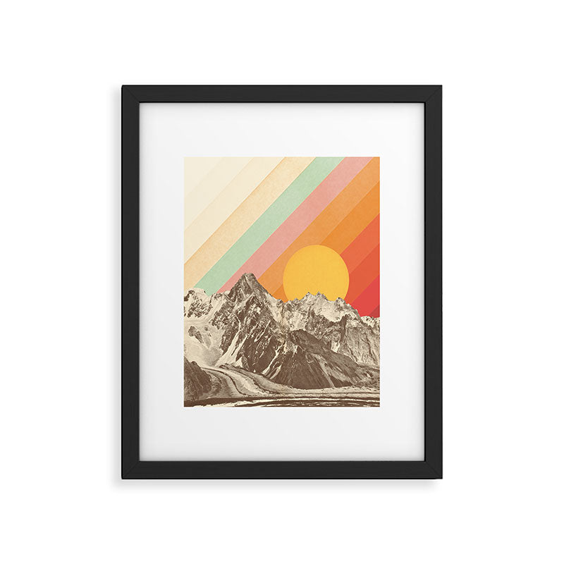 Mountainscape 1 Framed Art Print Gallery Image 5