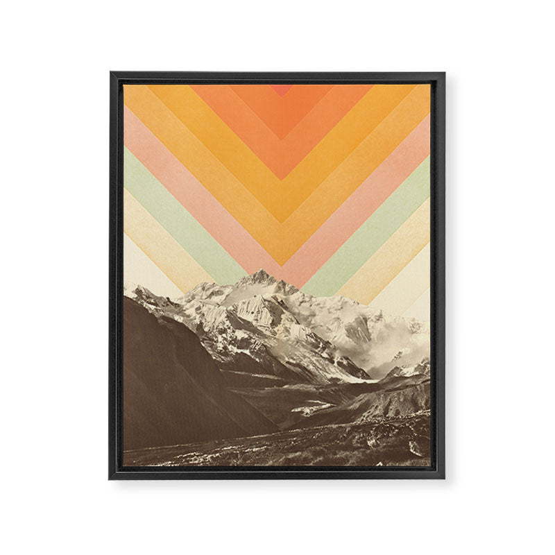 Mountainscape 2 Framed Canvas Print Gallery Image 6