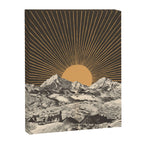 Mountainscape 6 - Night Sun Canvas Print Gallery Image 6