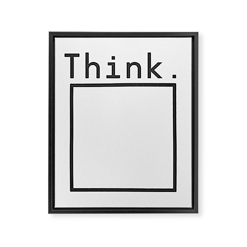 Outside the Box Framed Canvas Print Gallery Image 6