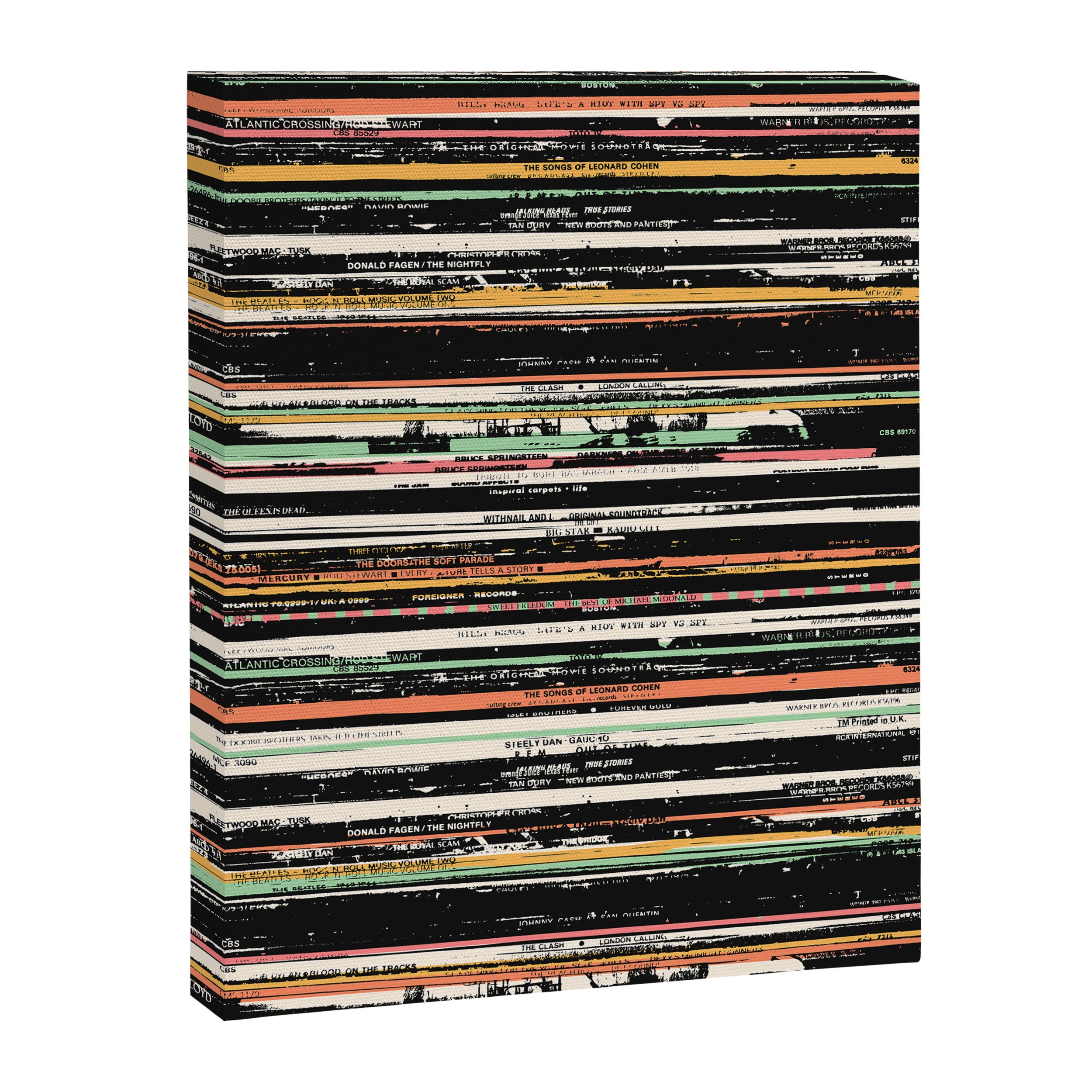 Recordsss Canvas Print Gallery Image 6