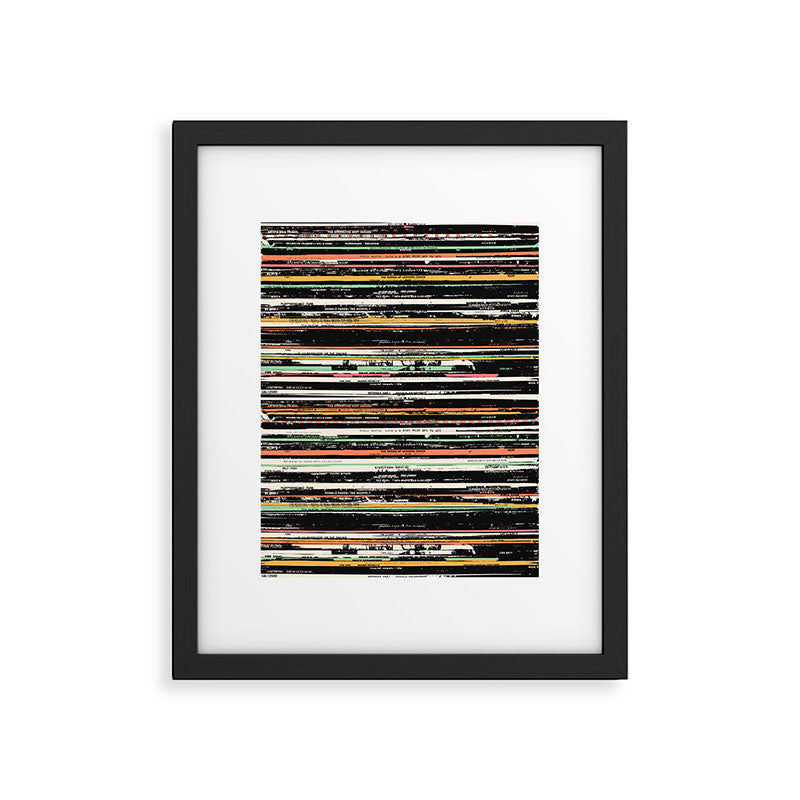 Recordsss Framed Art Print