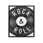 Rock & Roll Framed Canvas Print Gallery Image 8