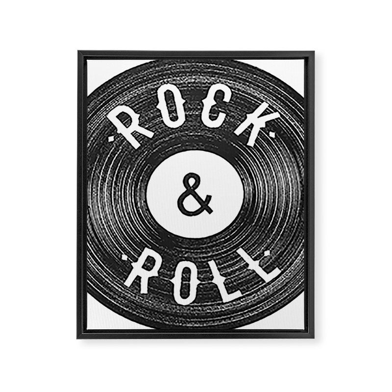 Rock & Roll Framed Canvas Print Gallery Image 8