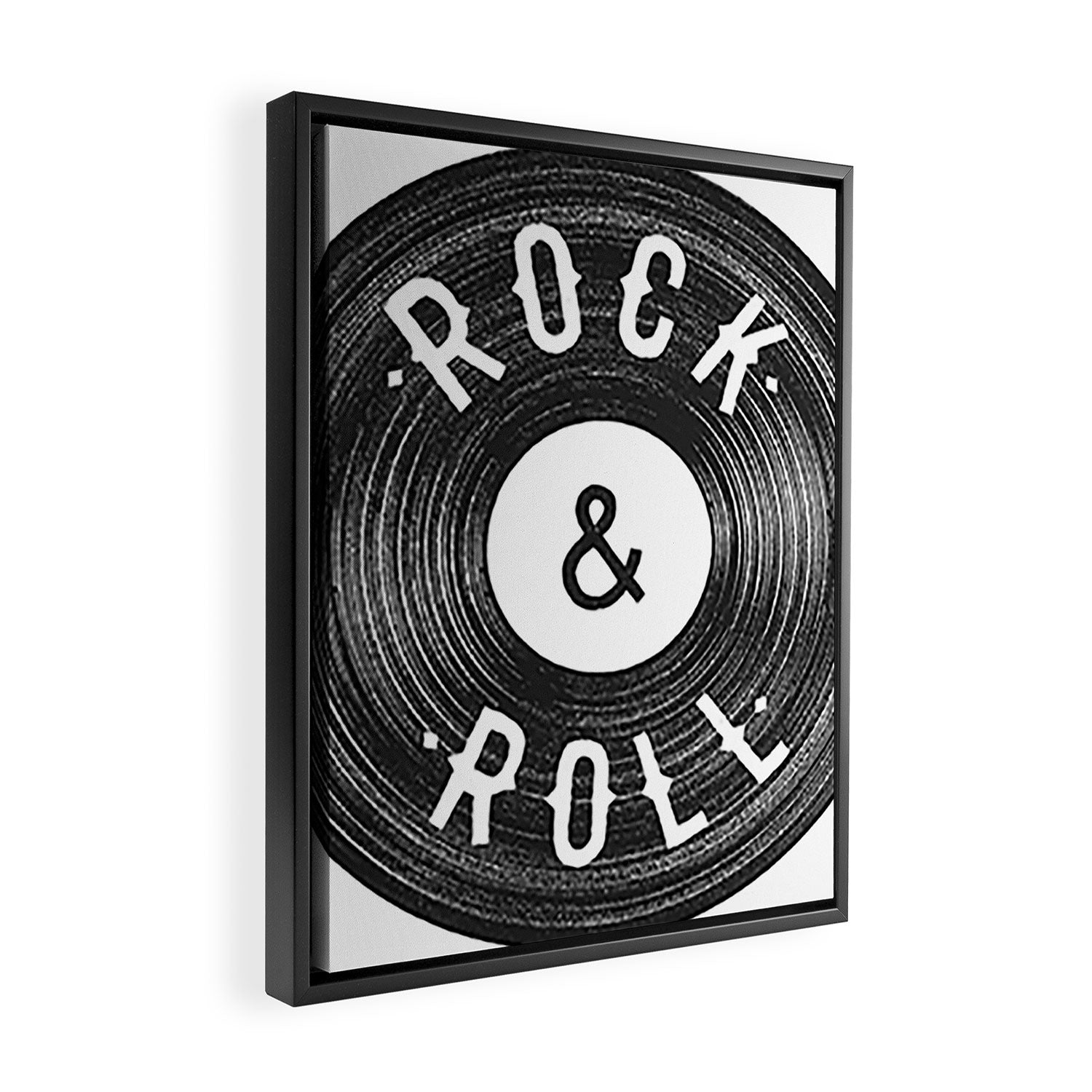 Rock & Roll Framed Canvas Print Gallery Image 2
