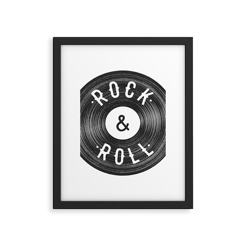 Rock & Roll Framed Art Print Gallery Image 6