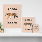 ROOOOAAAAR ! - Tiger Canvas Print Gallery Image 3
