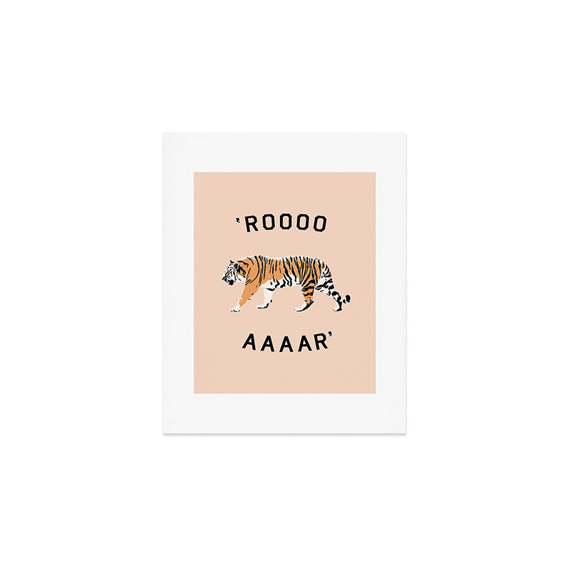 ROOOOAAAAR ! - Tiger Art Print Gallery Image 1