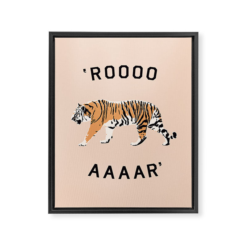ROOOOAAAAR ! - Tiger Framed Canvas Print Gallery Image 8