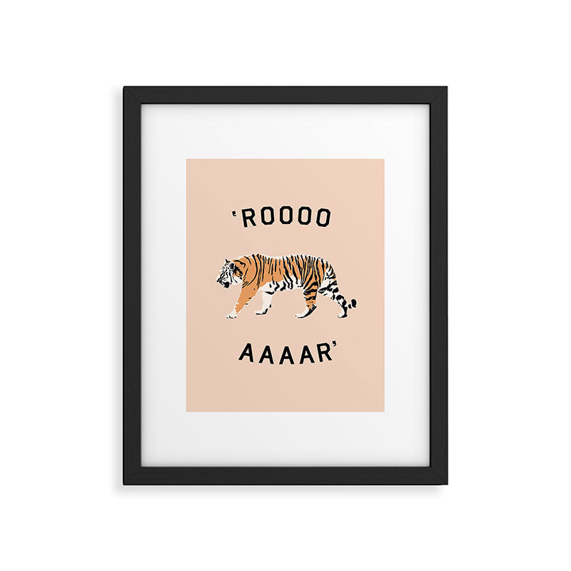 ROOOOAAAAR ! - Tiger Framed Art Print Gallery Image 6