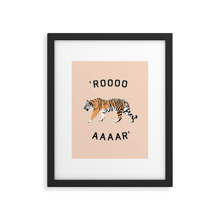 ROOOOAAAAR ! - Tiger Framed Art Print Gallery Image 1