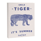Smile Tiger, it's Summer Canvas Print Gallery Image 6