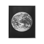Solar System _ 03 Earth Framed Canvas Print Gallery Image 6