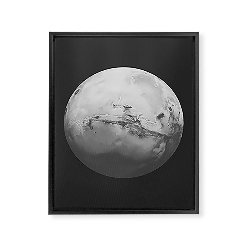 Solar System _ 04 Mars Framed Canvas Print Gallery Image 6