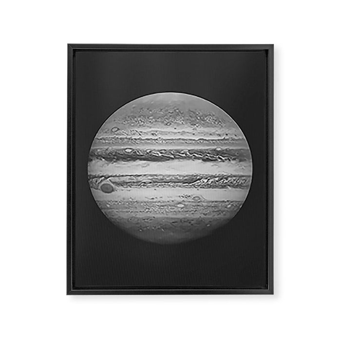 Solar System _ 05 Jupiter Framed Canvas Print Gallery Image 1