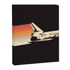 Spaceship - Rainbow Canvas Print Gallery Image 6