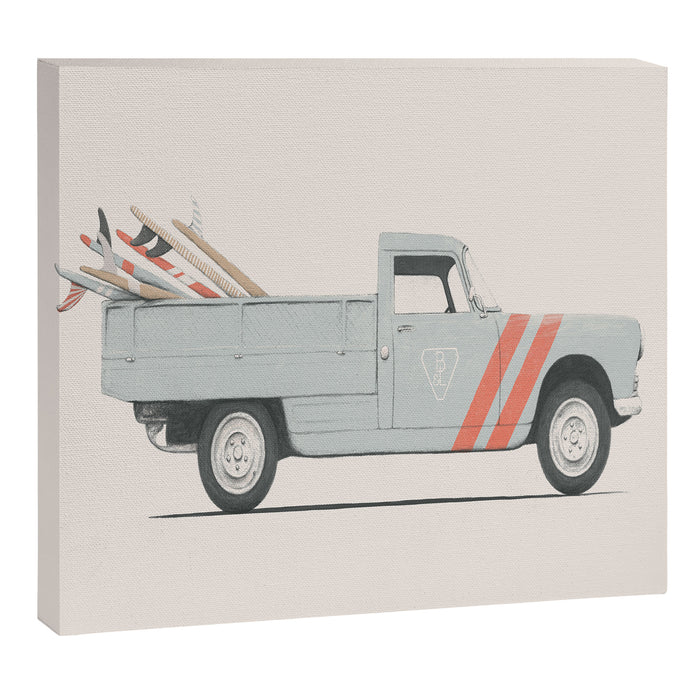 Surfboard Pick Up Van Canvas Print Gallery Image 1