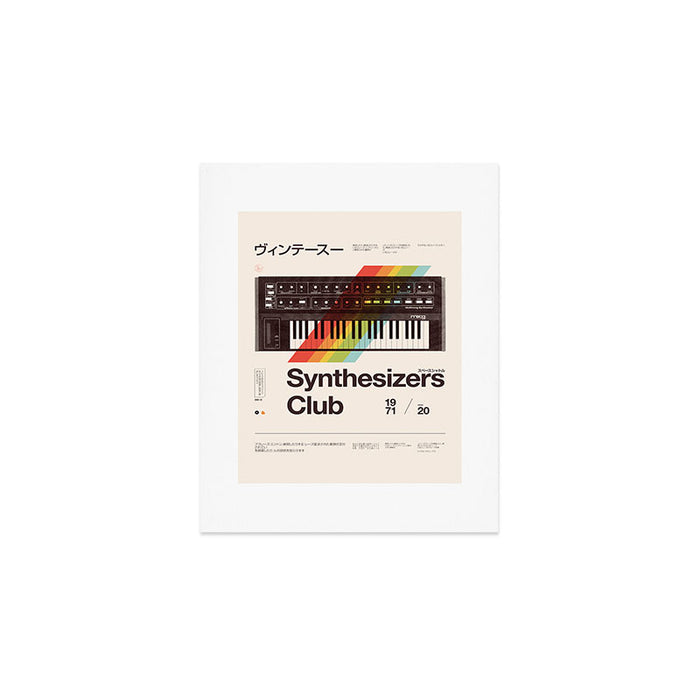 Synthesizers Club Art Print Gallery Image 1