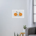 Zest (Orange Wheels) Art Print Gallery Image 3