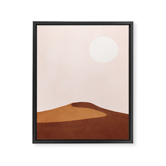 A Lonely Dune Framed Canvas Print Gallery Image 1