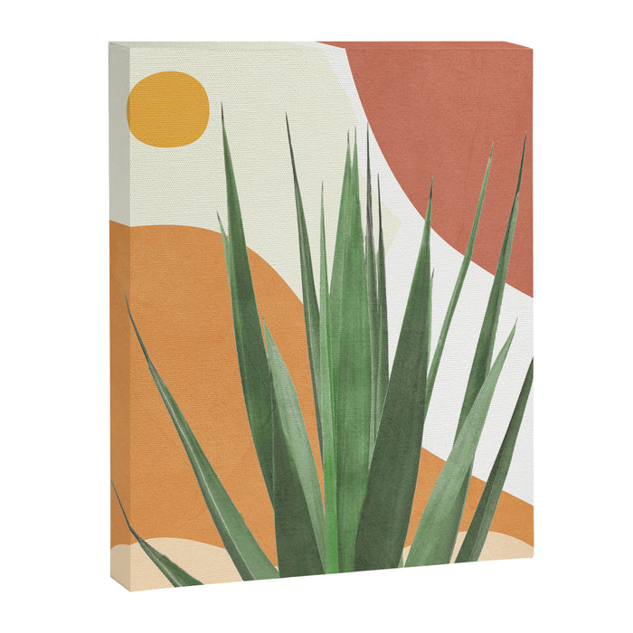 Abstract Agave Plant Canvas Print Gallery Image 1