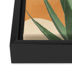 Abstract Agave Plant Framed Canvas Print Gallery Image 3