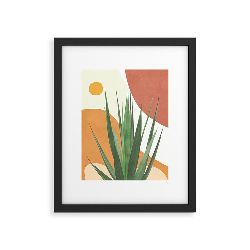 Abstract Agave Plant Framed Art Print Gallery Image 4