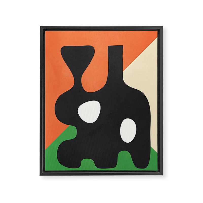 Abstract Art Vase 14 Framed Canvas Print Gallery Image 6