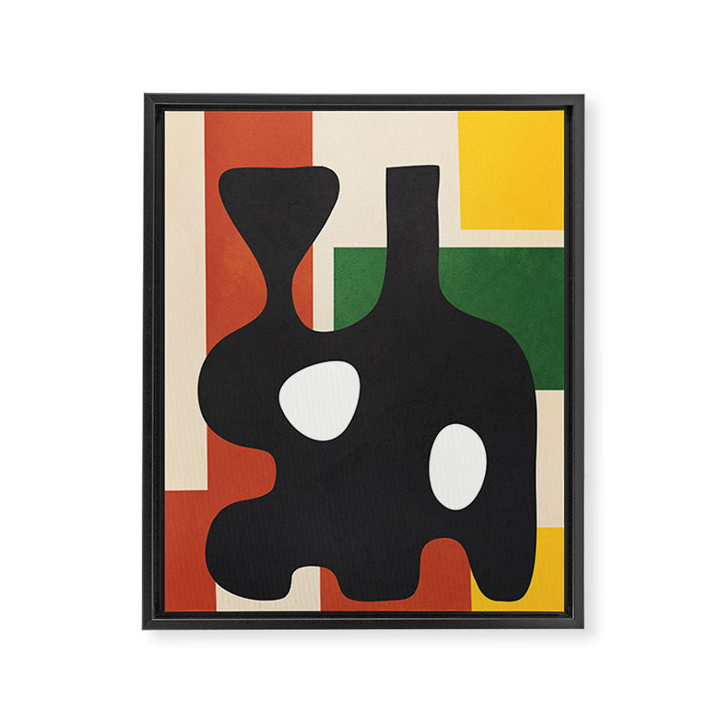 Abstract Art Vase 17 Framed Canvas Print Gallery Image 6