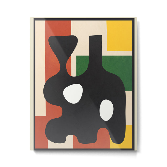 Abstract Art Vase 17 Metal Print Gallery Image 1