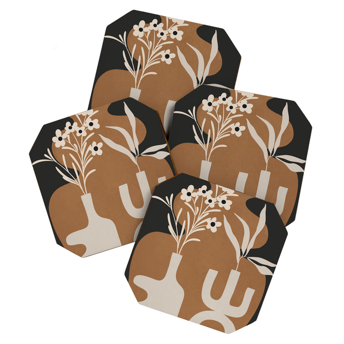 Abstract Blooms 1 Coaster Gallery Image 1
