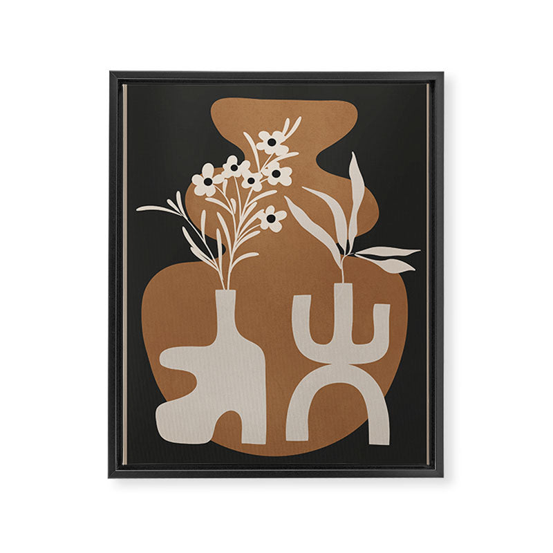 Abstract Blooms 1 Framed Canvas Print Gallery Image 6