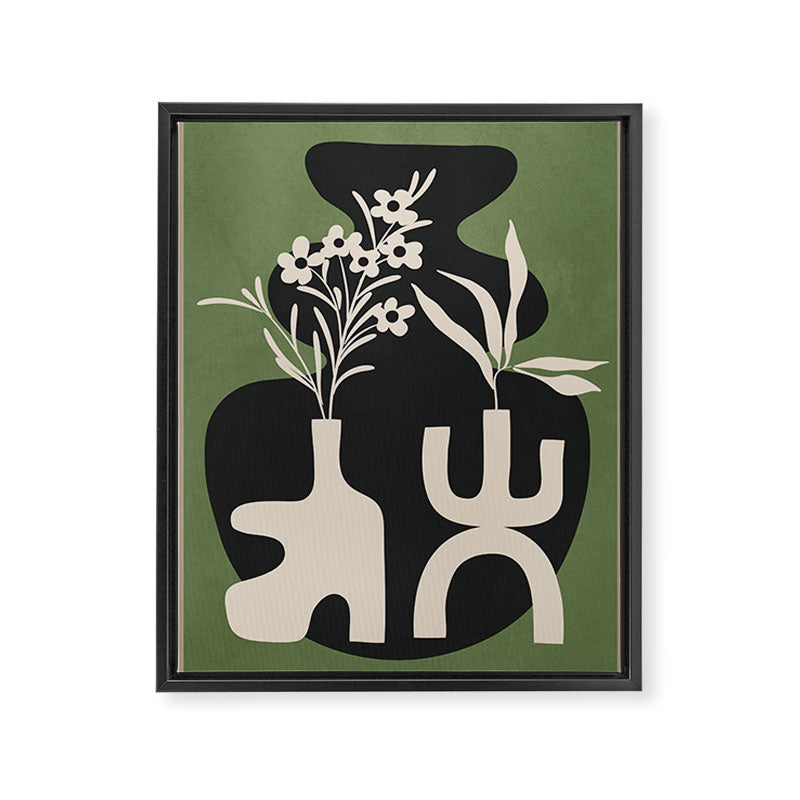Abstract Blooms 3 Framed Canvas Print Gallery Image 6