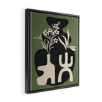 Abstract Blooms 3 Framed Canvas Print Gallery Image 2