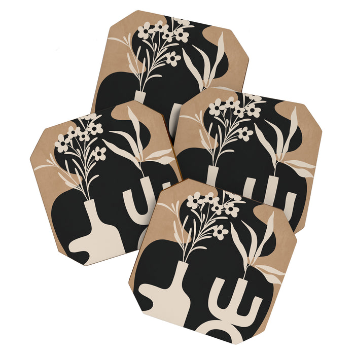 Abstract Blooms 6 Coaster Gallery Image 1