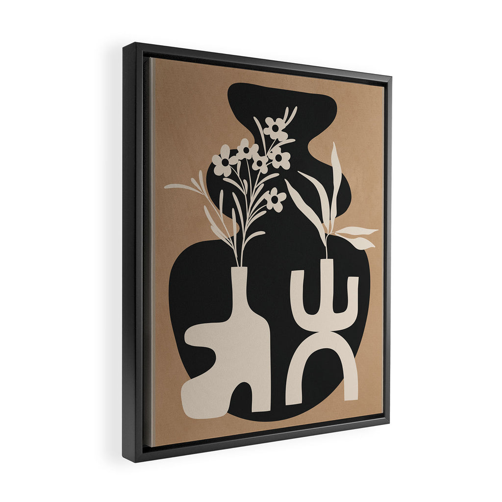 Abstract Blooms 6 Framed Canvas Print Gallery Image 2