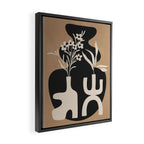 Abstract Blooms 6 Framed Canvas Print Gallery Image 2