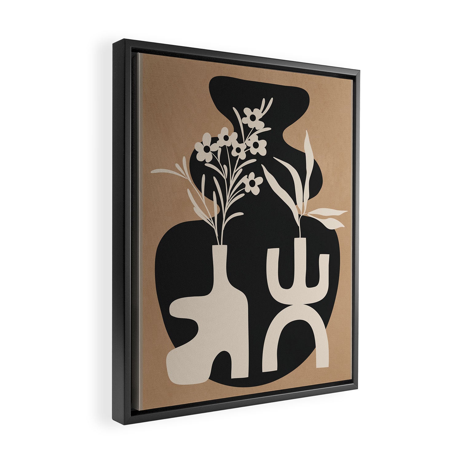Abstract Blooms 6 Framed Canvas Print Gallery Image 2