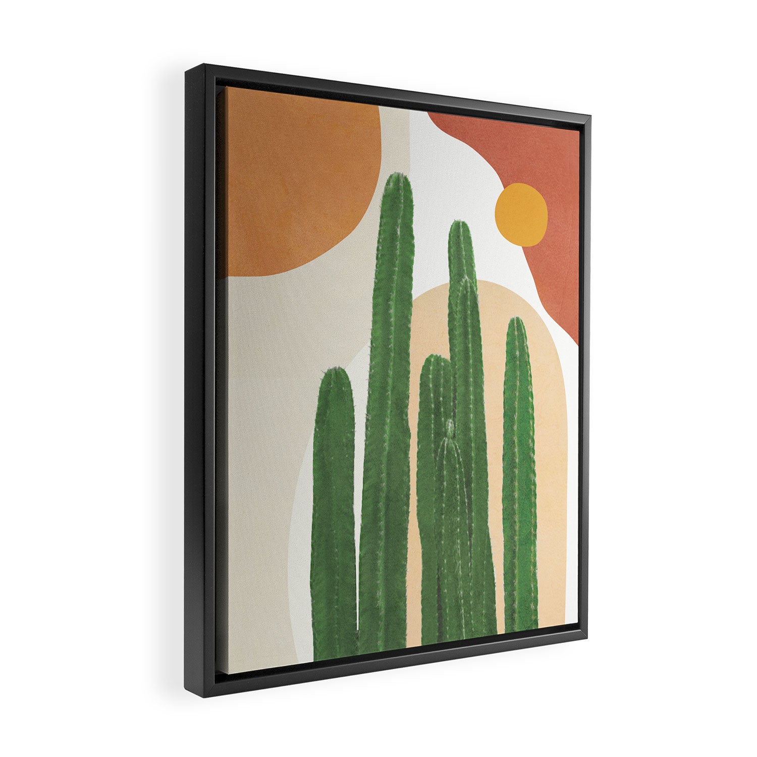 Abstract Cactus I Framed Canvas Print Gallery Image 2