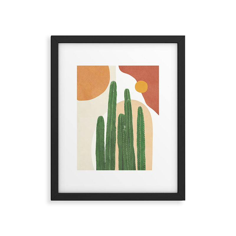 Abstract Cactus I Framed Art Print Gallery Image 5