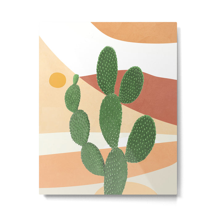 Abstract Cactus II Metal Print Gallery Image 1