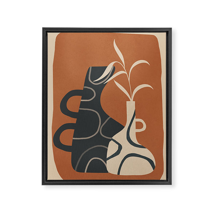 Abstract Ceramics 3 Framed Canvas Print Gallery Image 1