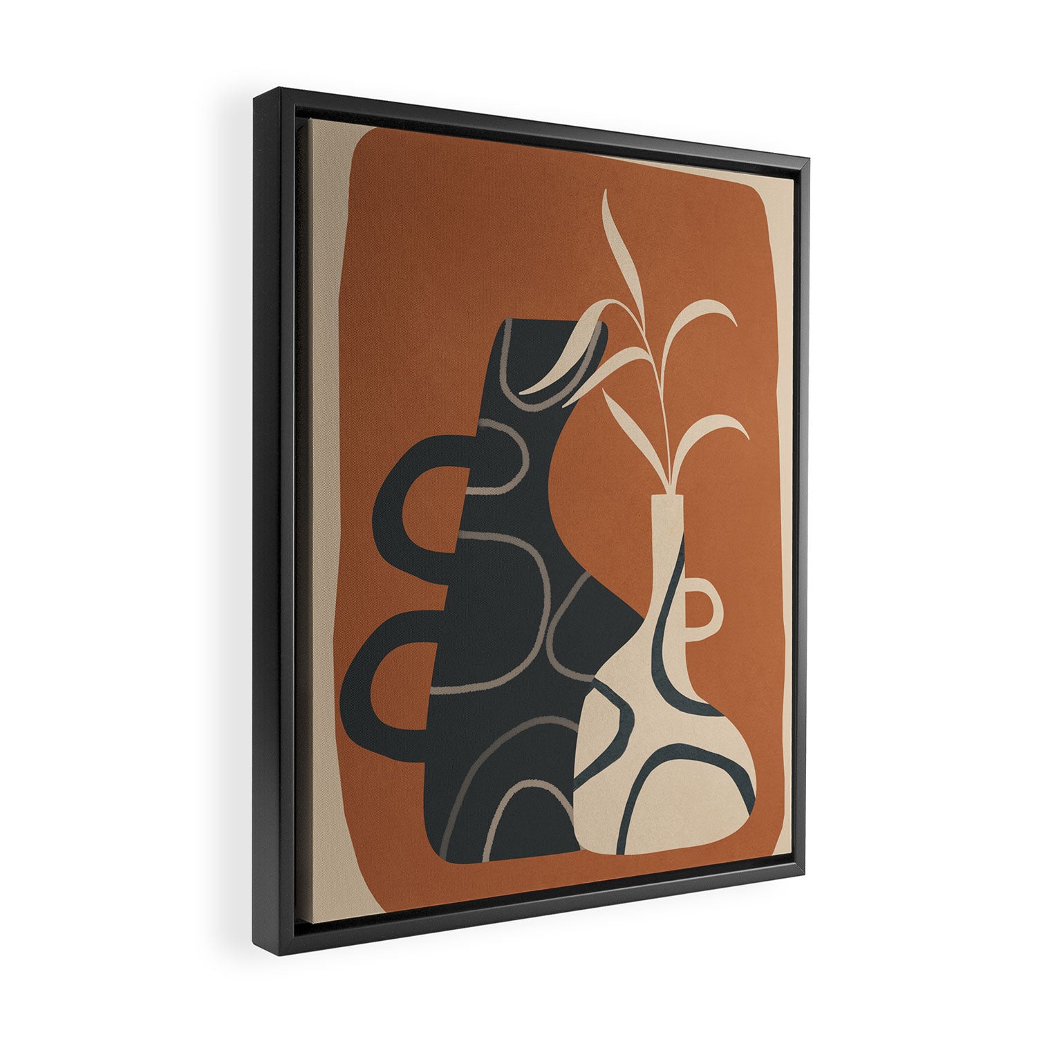 Abstract Ceramics 3 Framed Canvas Print Gallery Image 2