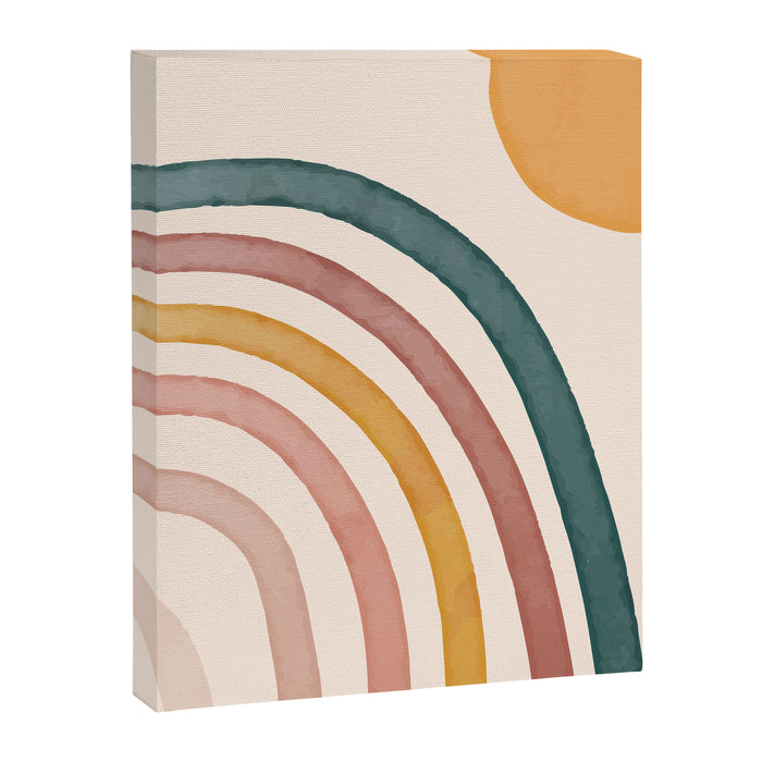 Abstract Colors of the Rainbow Canvas Print Gallery Image 1