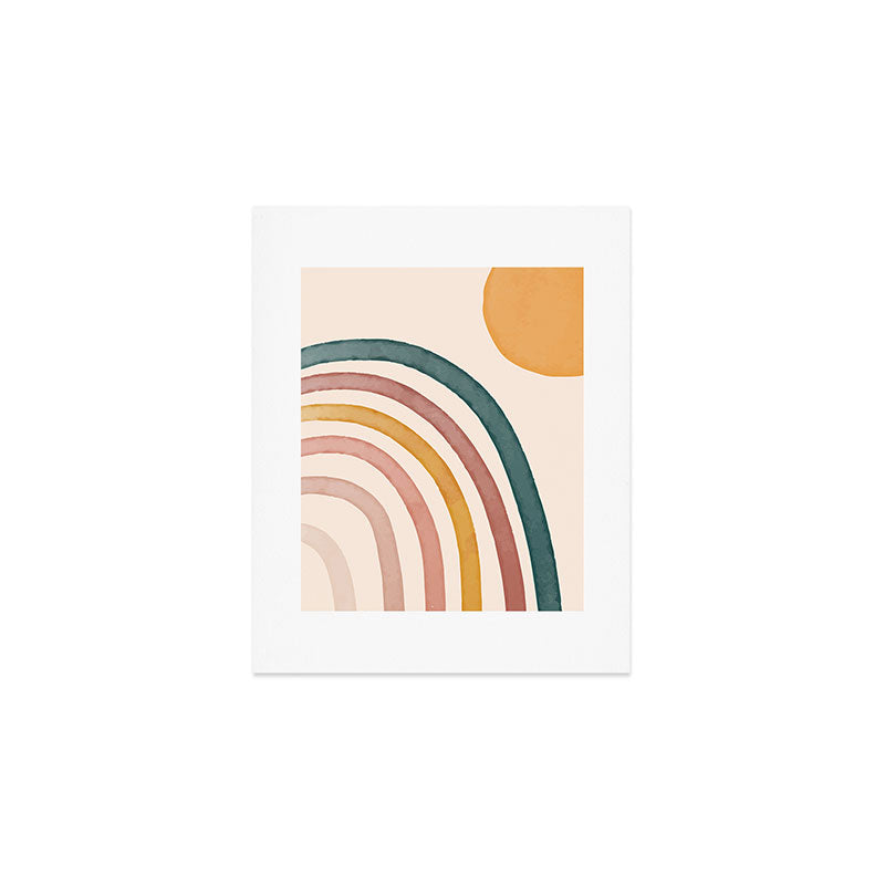 Abstract Colors of the Rainbow Art Print Gallery Image 1